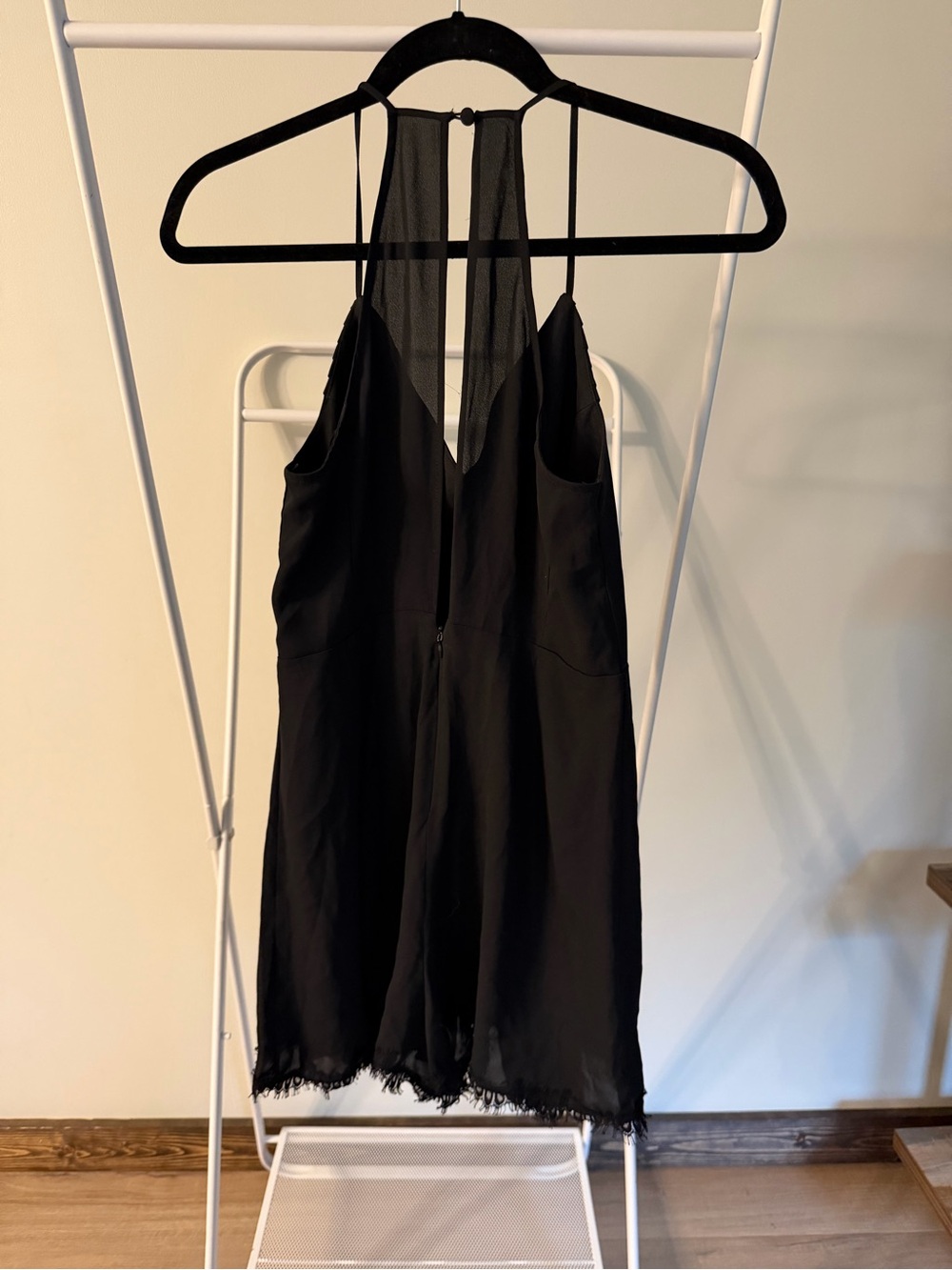 BCBG GENERATION Black V-Neck Romper